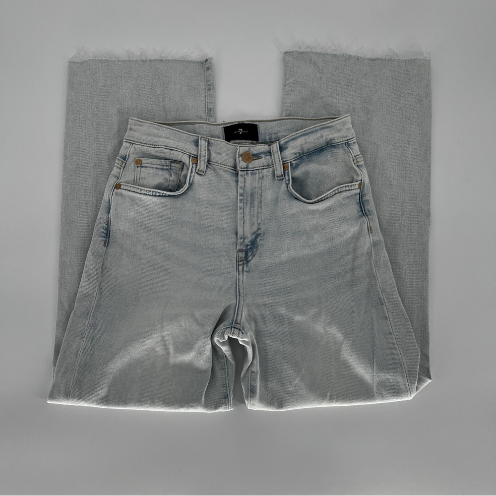 7 For All Mankind Luxe Vintage Ultra High Rise Cropped Jo jeans Maui - 26 - Picture 4 of 12